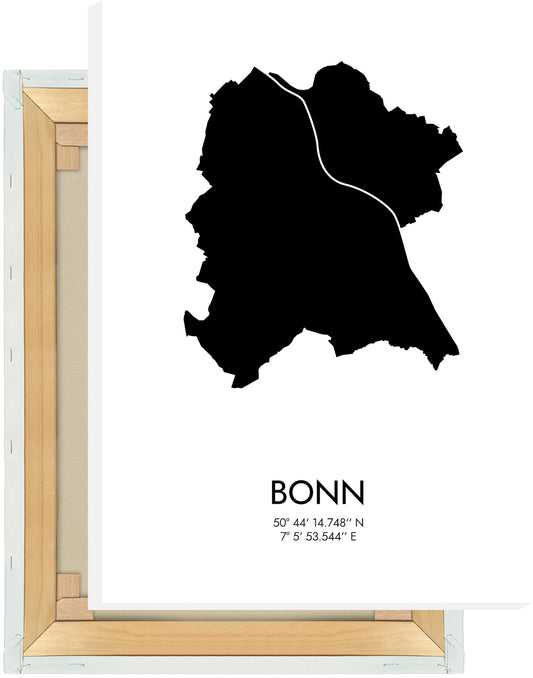 Leinwand Bonn Koordinaten #3