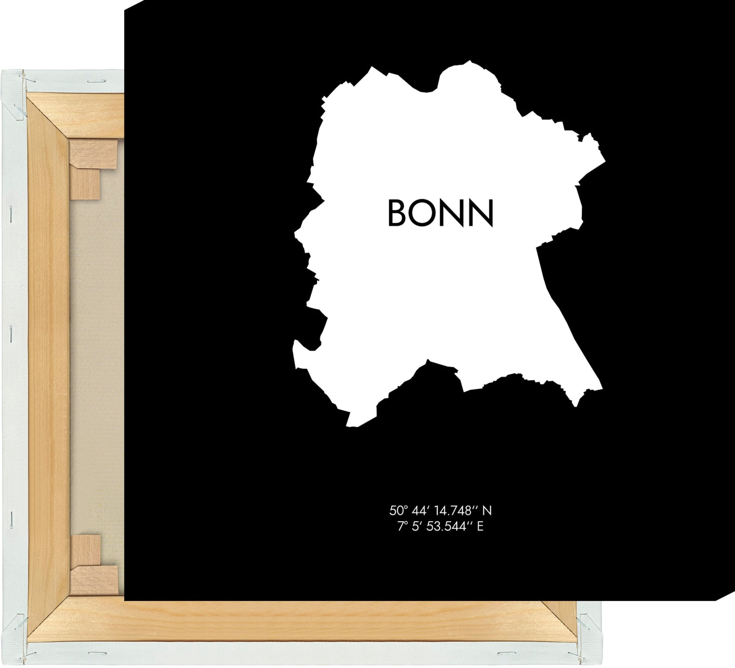 Leinwand Bonn Koordinaten #6