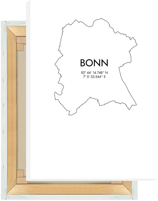 Leinwand Bonn Koordinaten #7