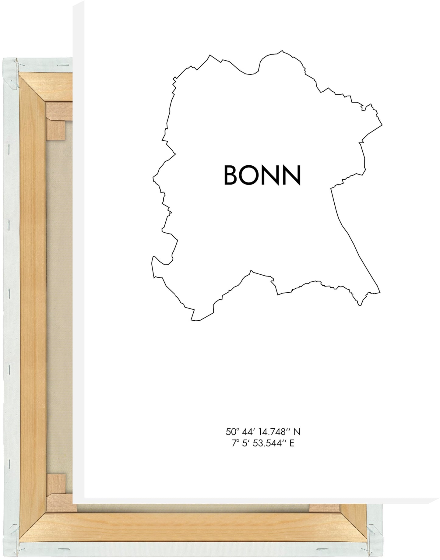 Leinwand Bonn Koordinaten #8