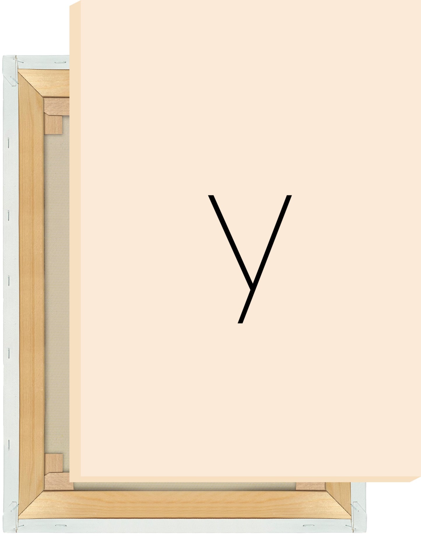Leinwand Buchstabe Y - Sans Serif