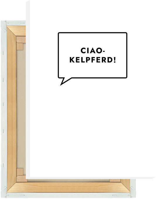 Leinwand Ciaokelpferd!