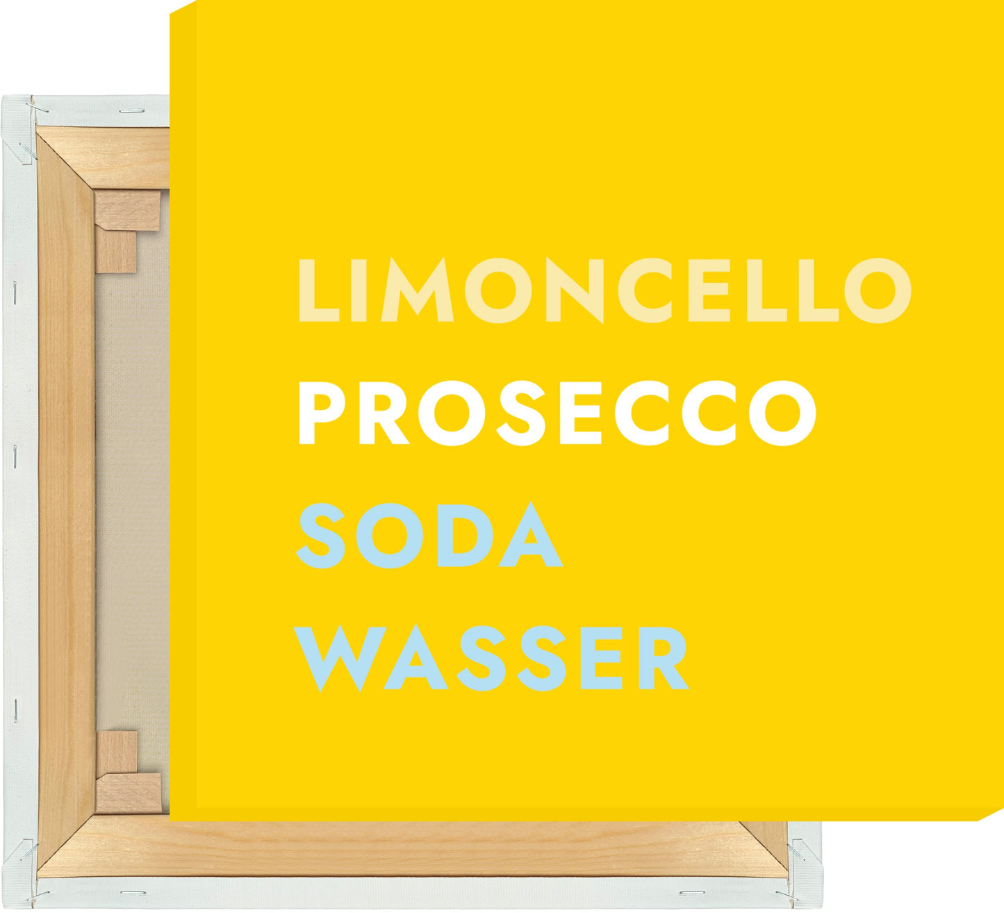 Leinwand Cocktail Limoncello Spritz - Text