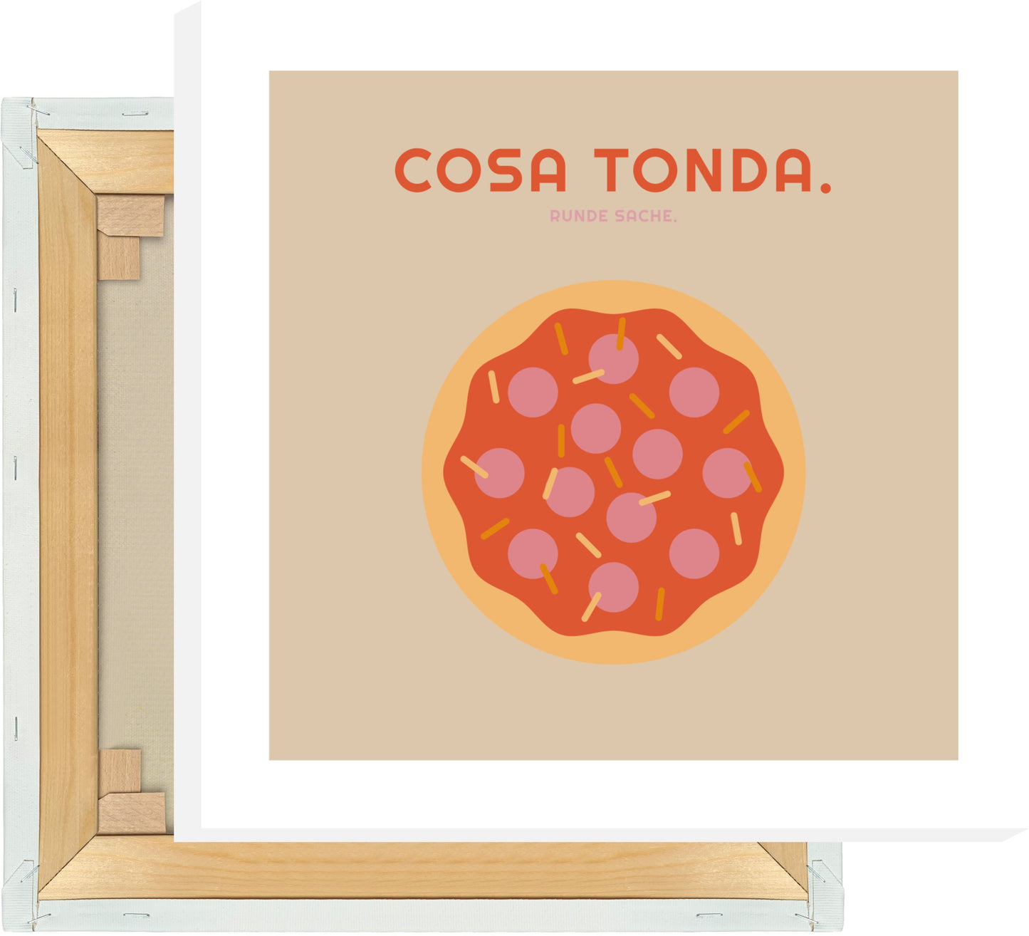 Leinwand Cosa Tonda - Pizza - La Dolce Vita Collection