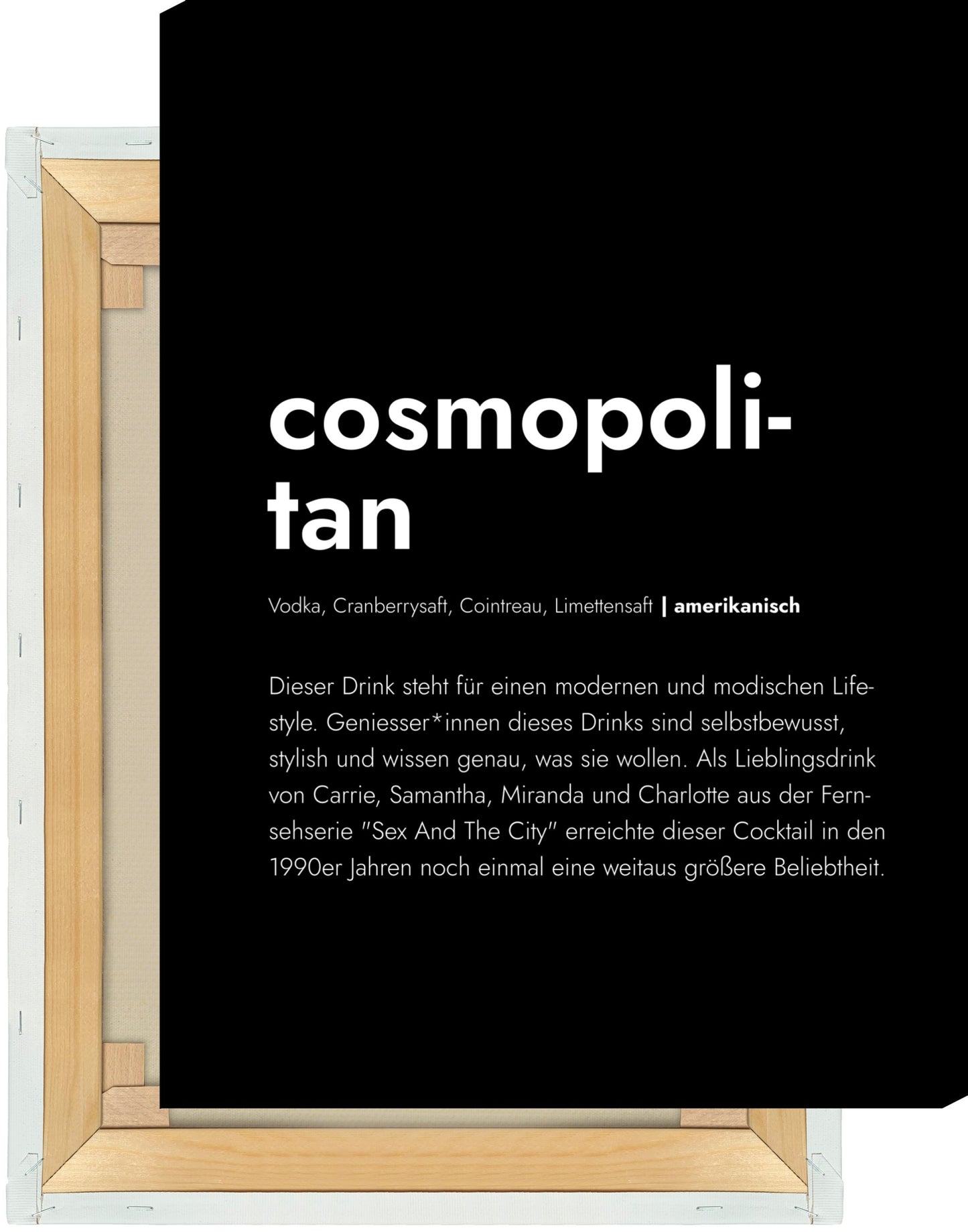 Leinwand Cosmopolitan - Definition