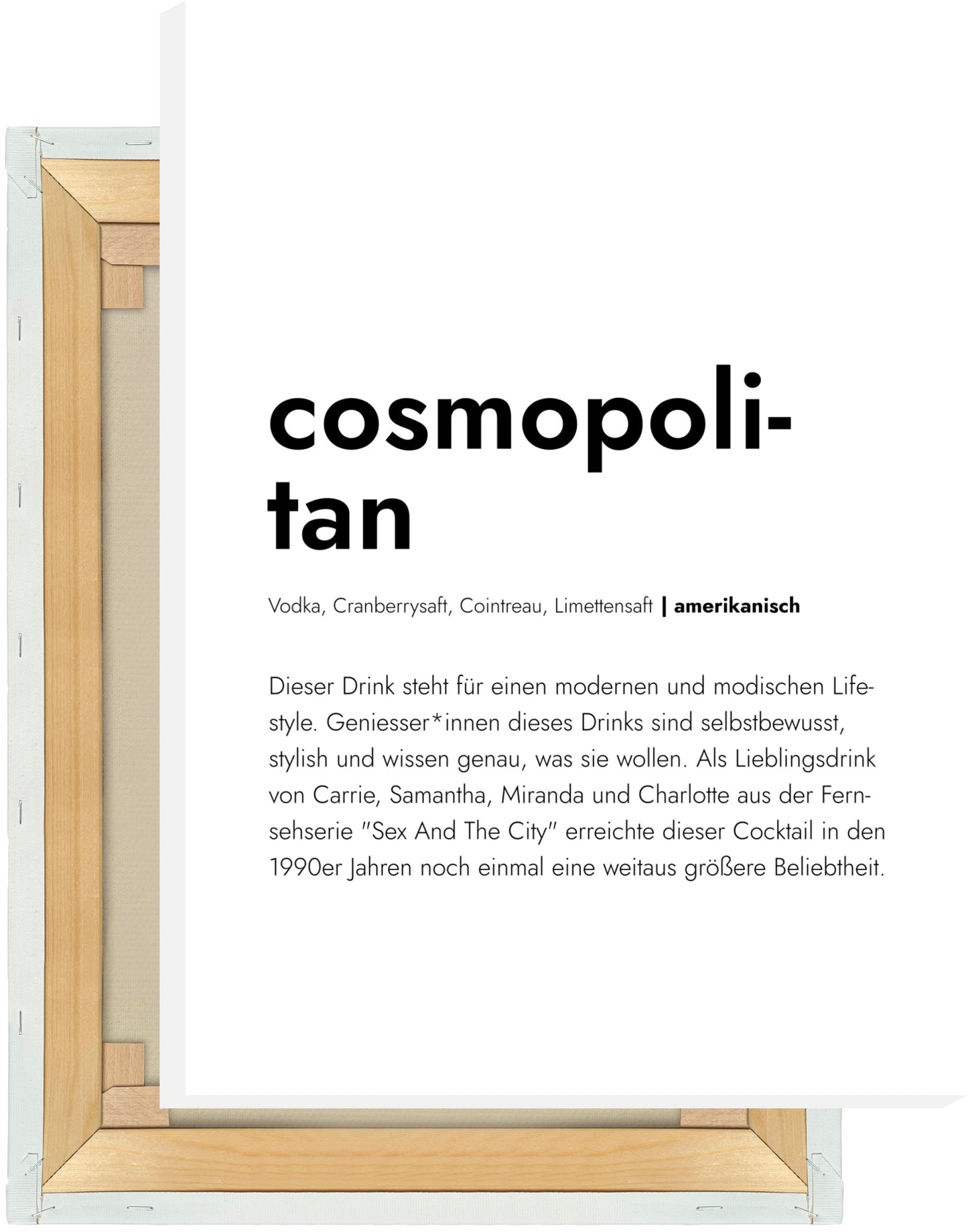 Leinwand Cosmopolitan - Definition