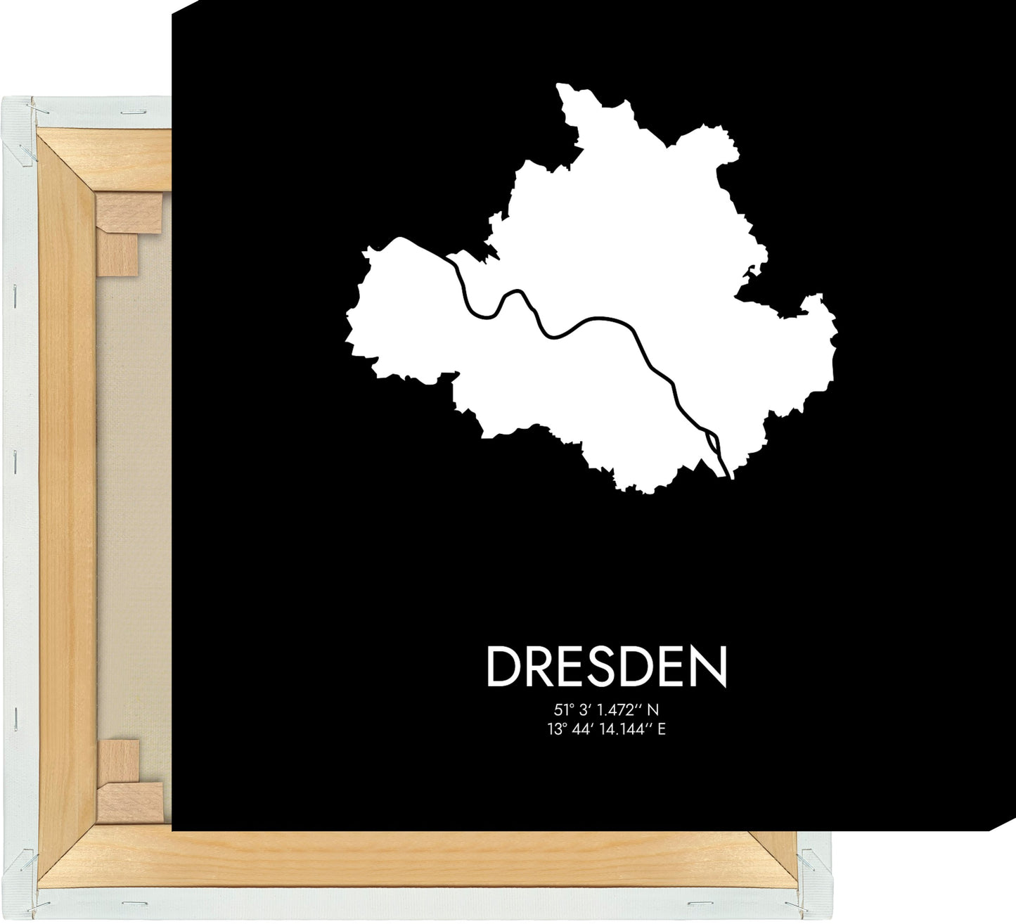Leinwand Dresden Koordinaten #3
