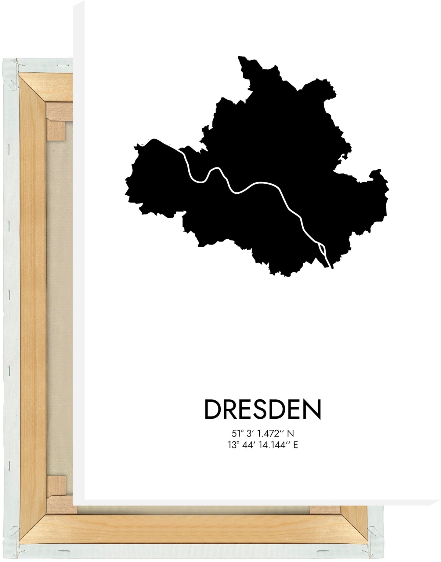 Leinwand Dresden Koordinaten #3