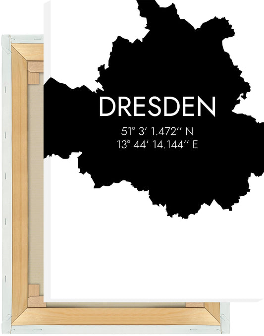 Leinwand Dresden Koordinaten #5