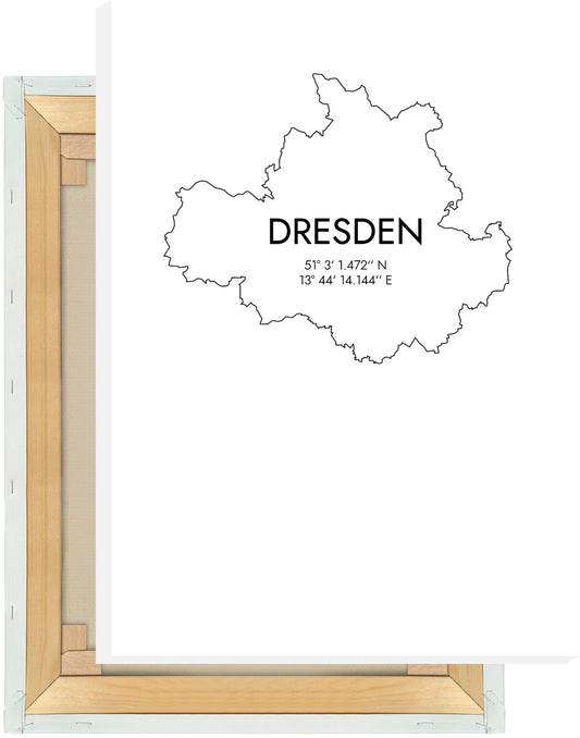 Leinwand Dresden Koordinaten #7