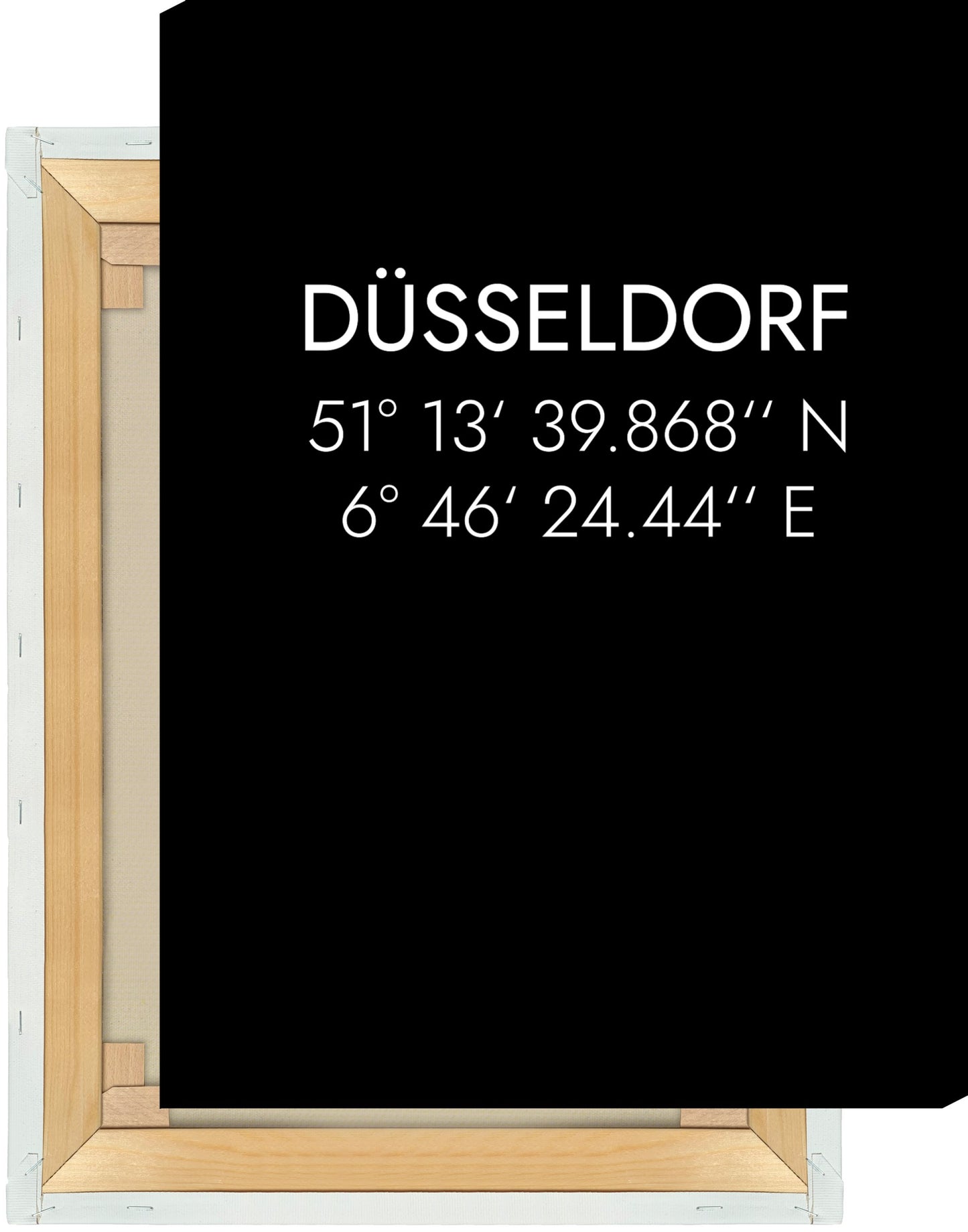 Leinwand Düsseldorf Koordinaten #1