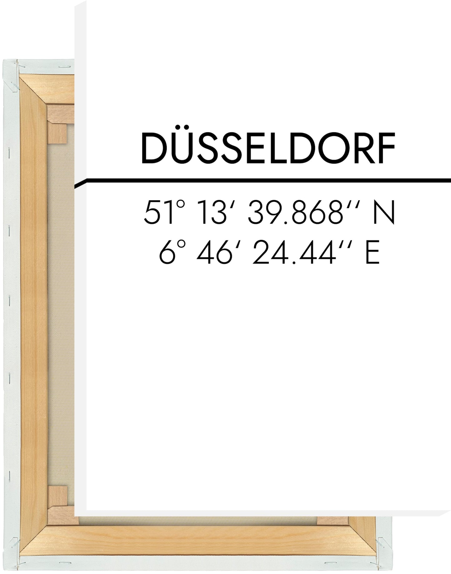 Leinwand Düsseldorf Koordinaten #2