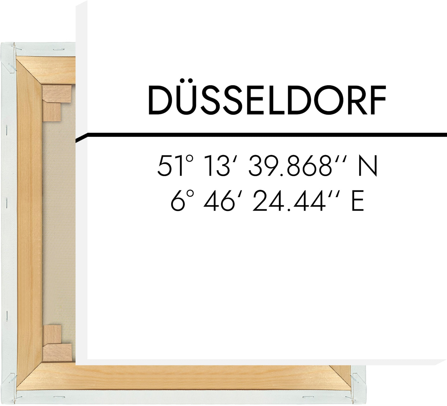 Leinwand Düsseldorf Koordinaten #2