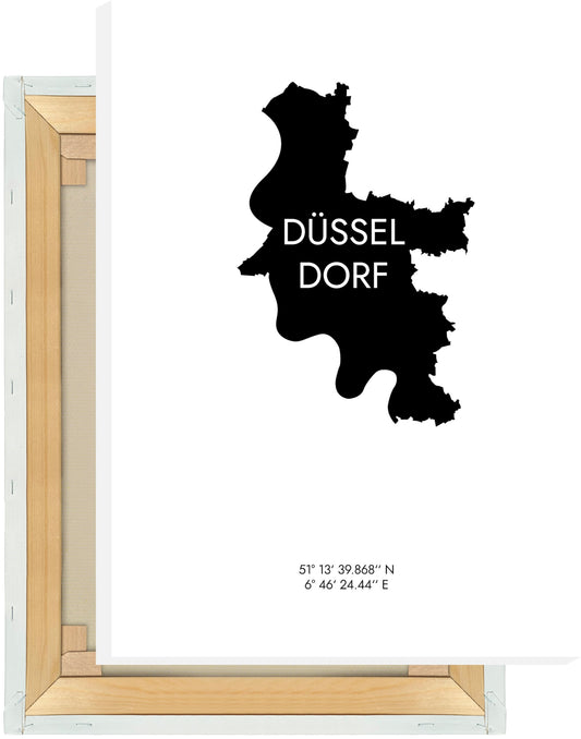 Leinwand Düsseldorf Koordinaten #6