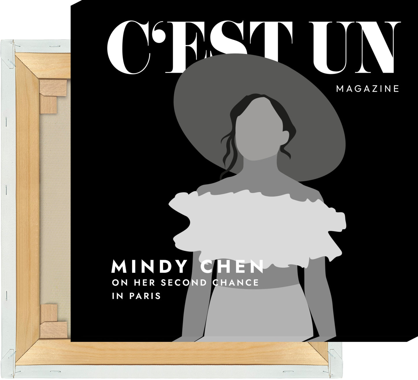 Leinwand Emily in Paris - Cest Un Magazine - Mindy Chen