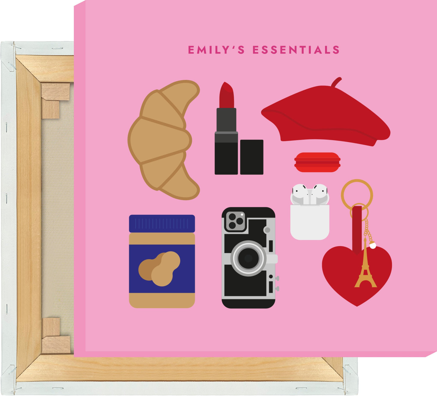 Leinwand Emily in Paris - Emilys Essentials