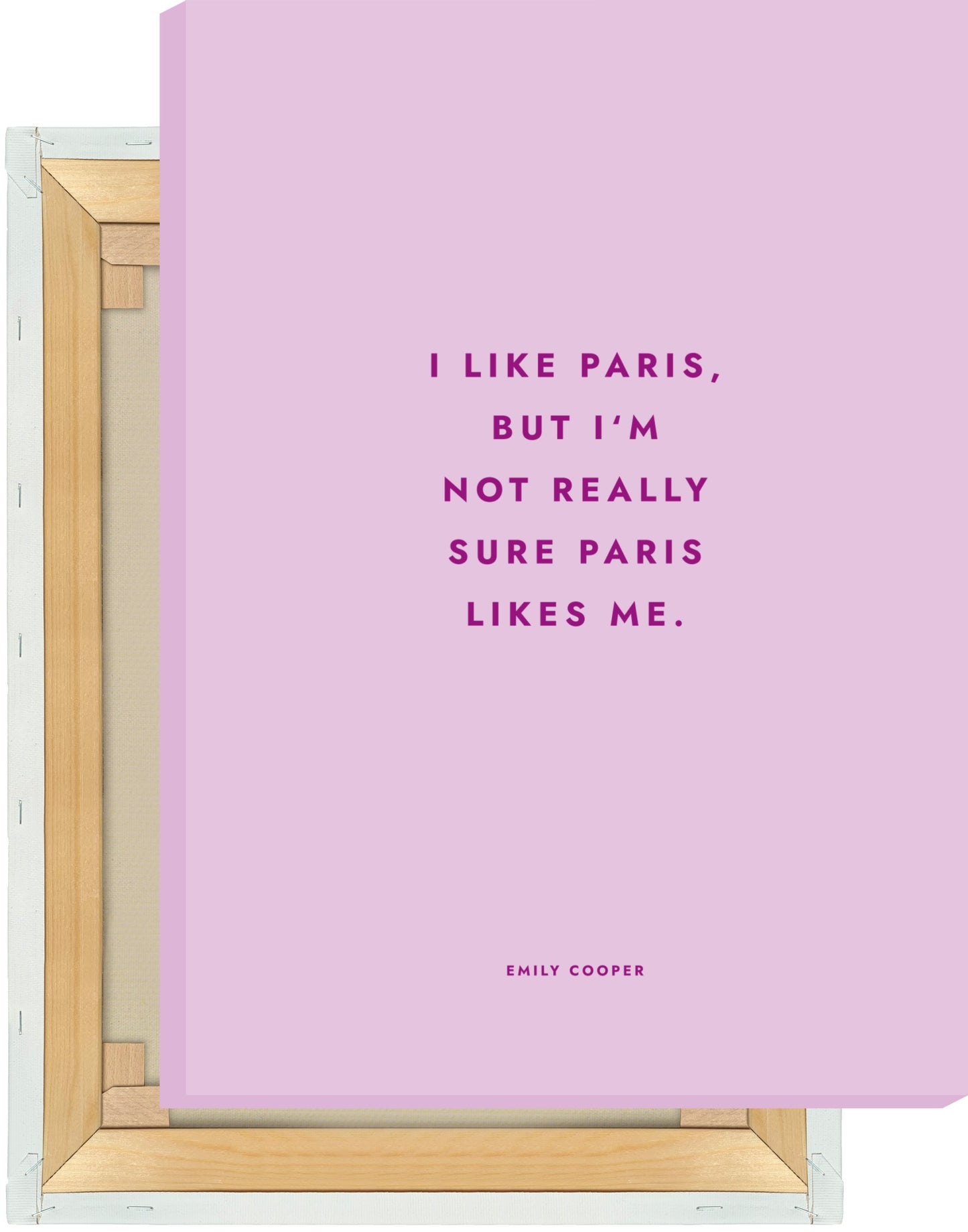 Leinwand Emily in Paris - I Like Paris
