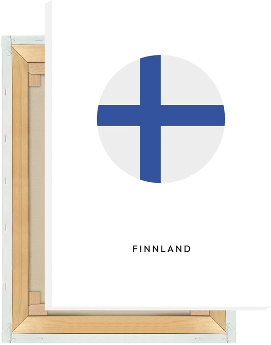 Leinwand Finnland Kreis