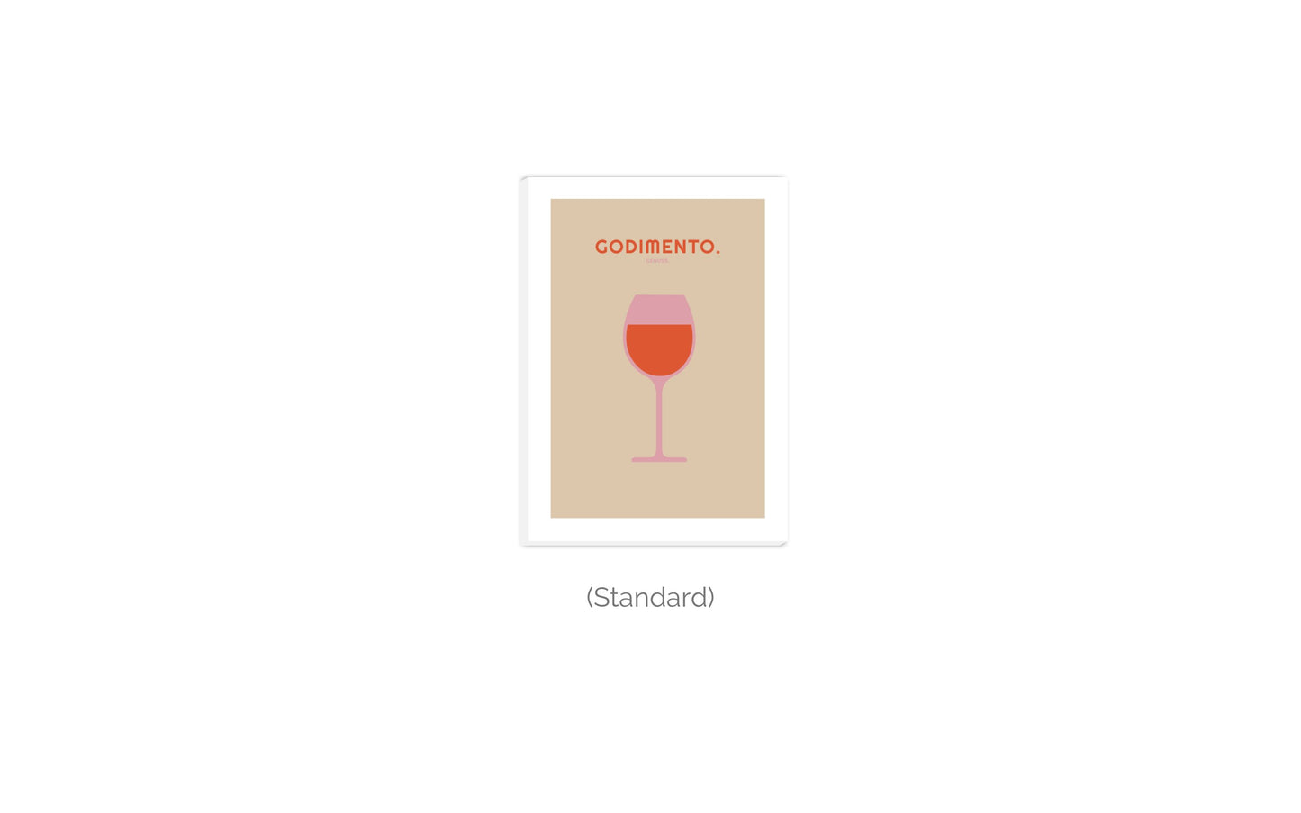 Leinwand Godimento - Weinglas - La Dolce Vita Collection