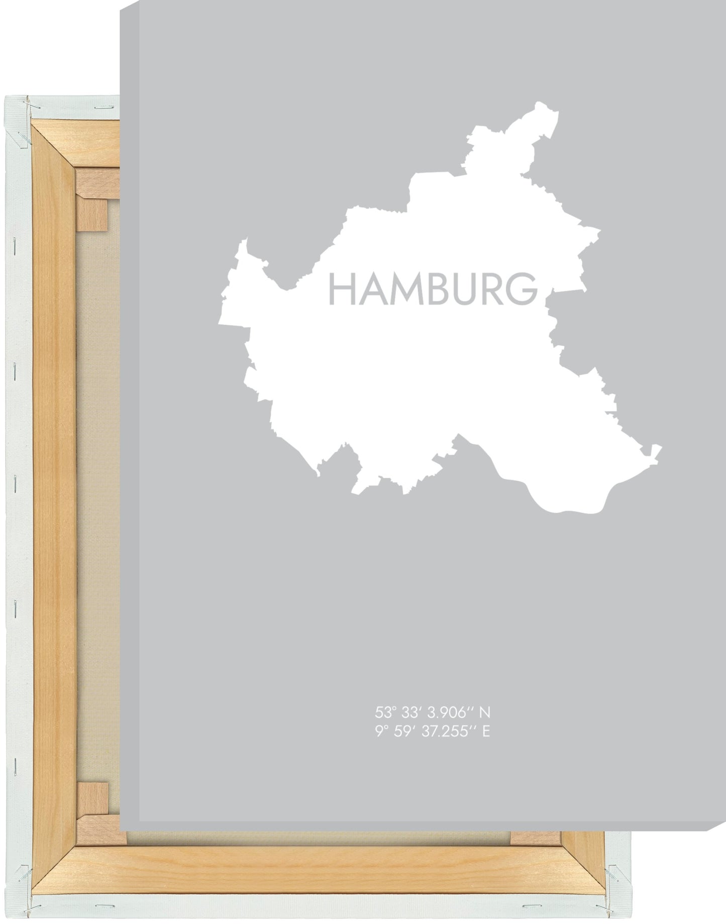 Leinwand Hamburg Koordinaten #6