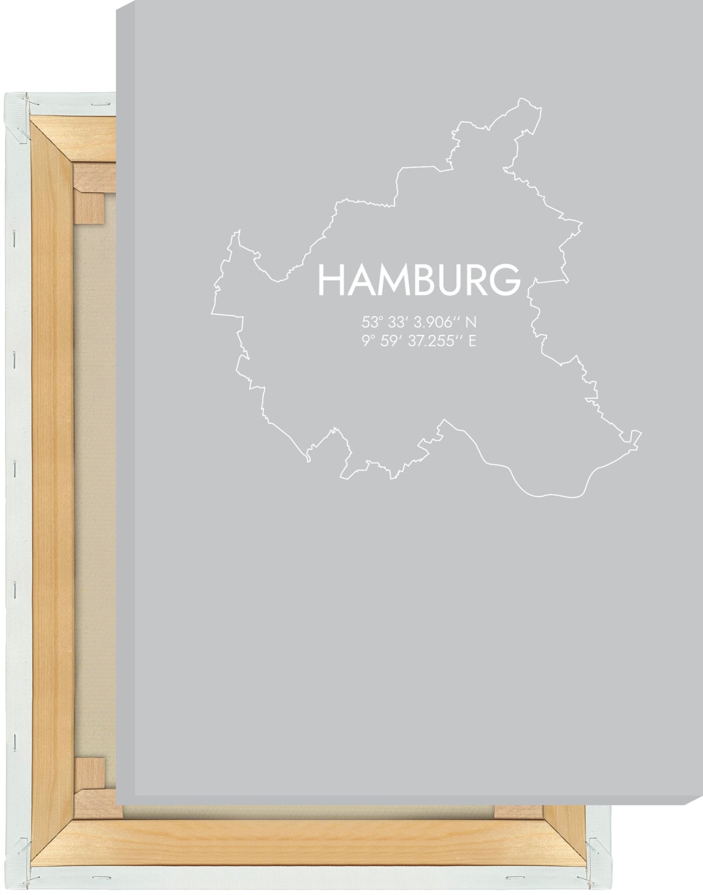 Leinwand Hamburg Koordinaten #7