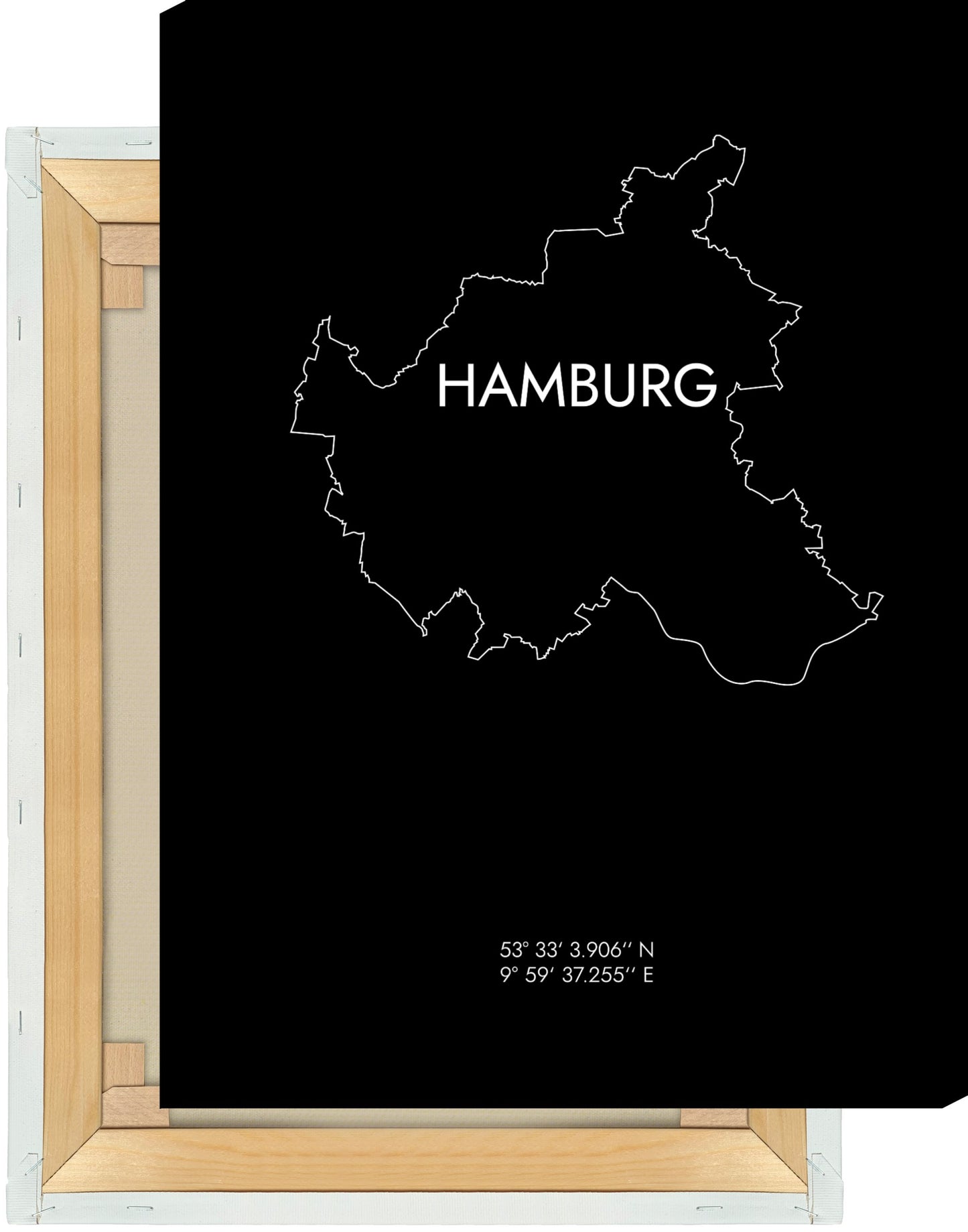 Leinwand Hamburg Koordinaten #8