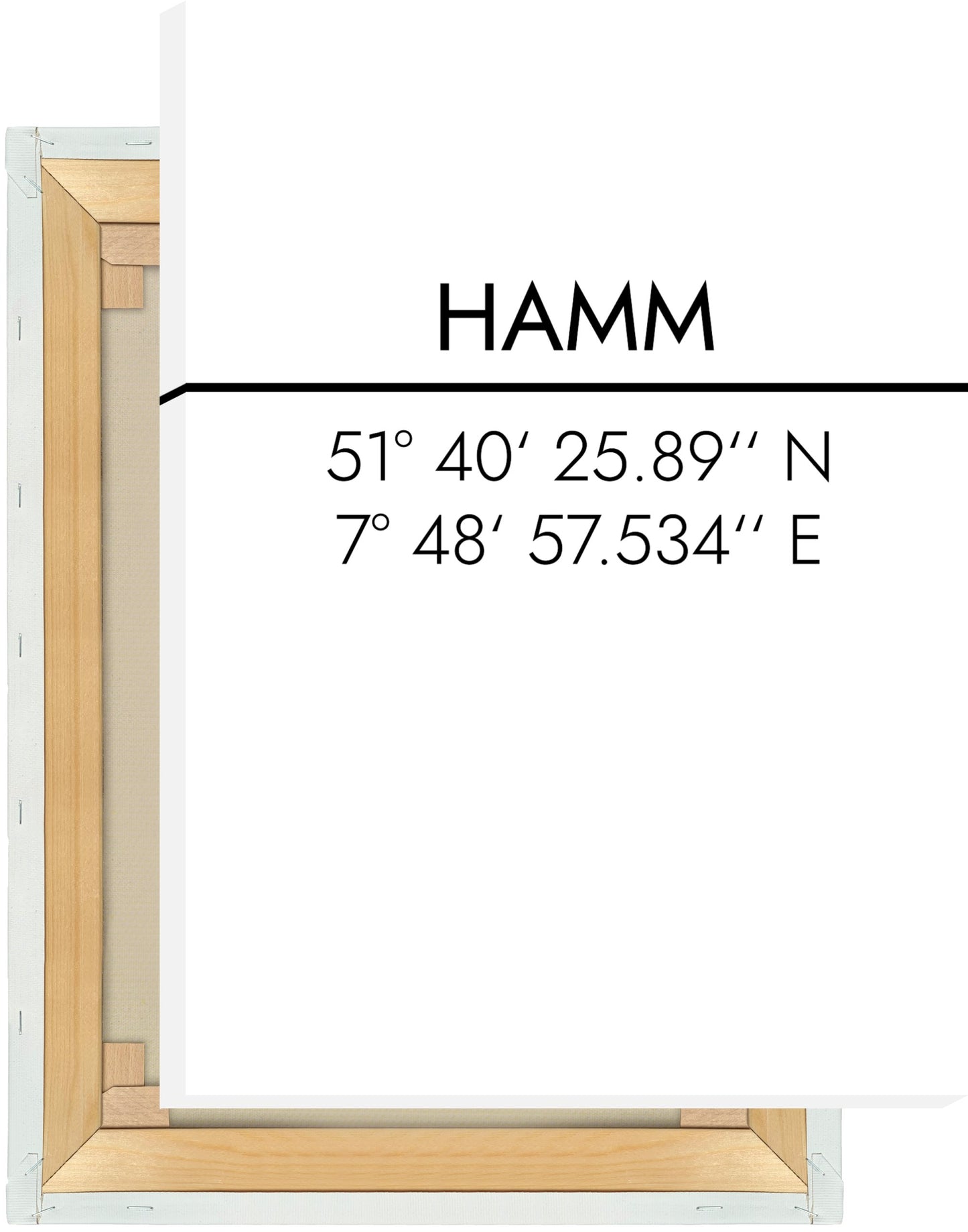 Leinwand Hamm Koordinaten #2