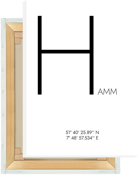 Leinwand Hamm Koordinaten #4