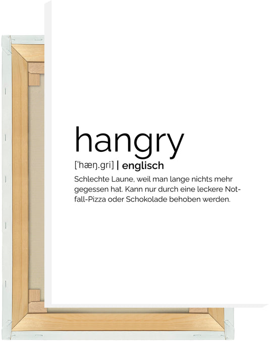 Leinwand Hangry