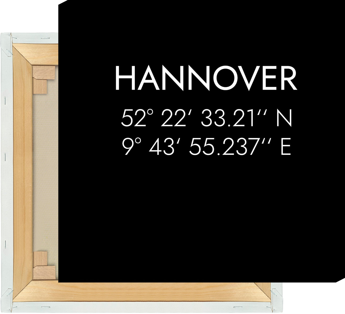 Leinwand Hannover Koordinaten #1