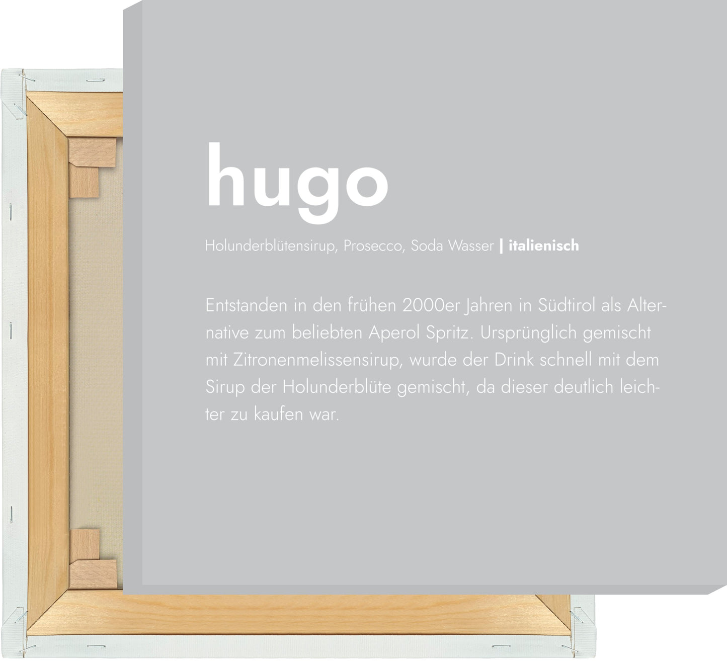 Leinwand Hugo - Definition