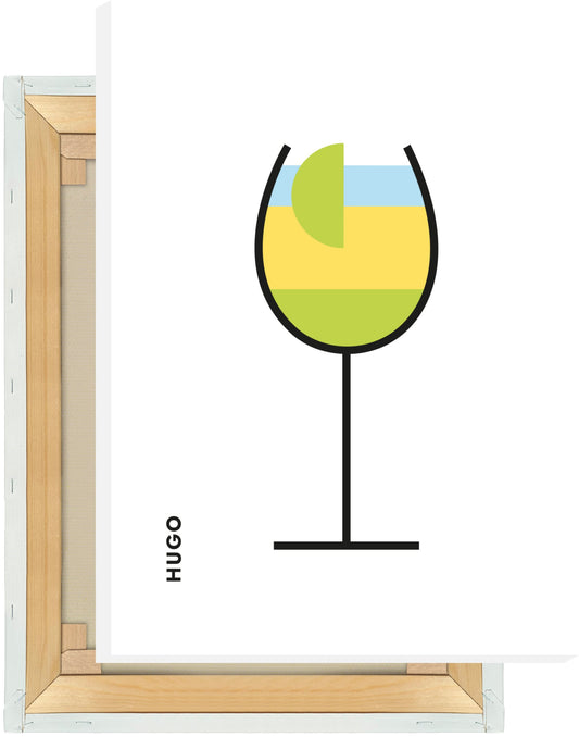 Leinwand Hugo im Glas (Bauhaus-Style)