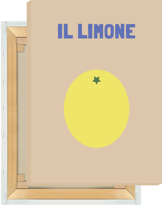 Leinwand Il Limone - Zitrone - La Dolce Vita Collection