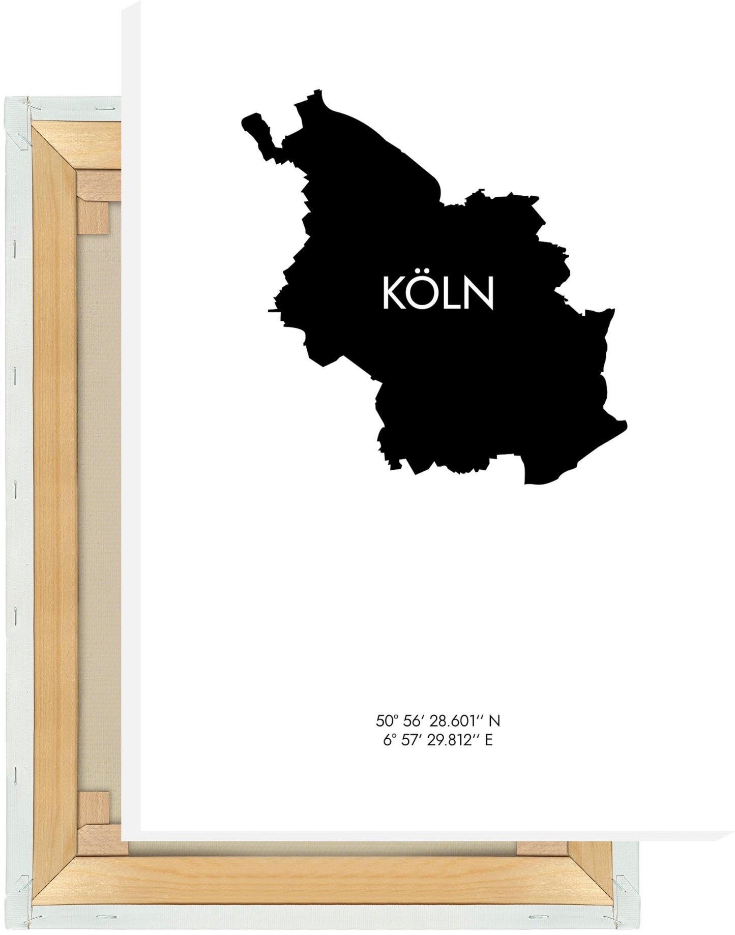 Leinwand Köln Koordinaten #6