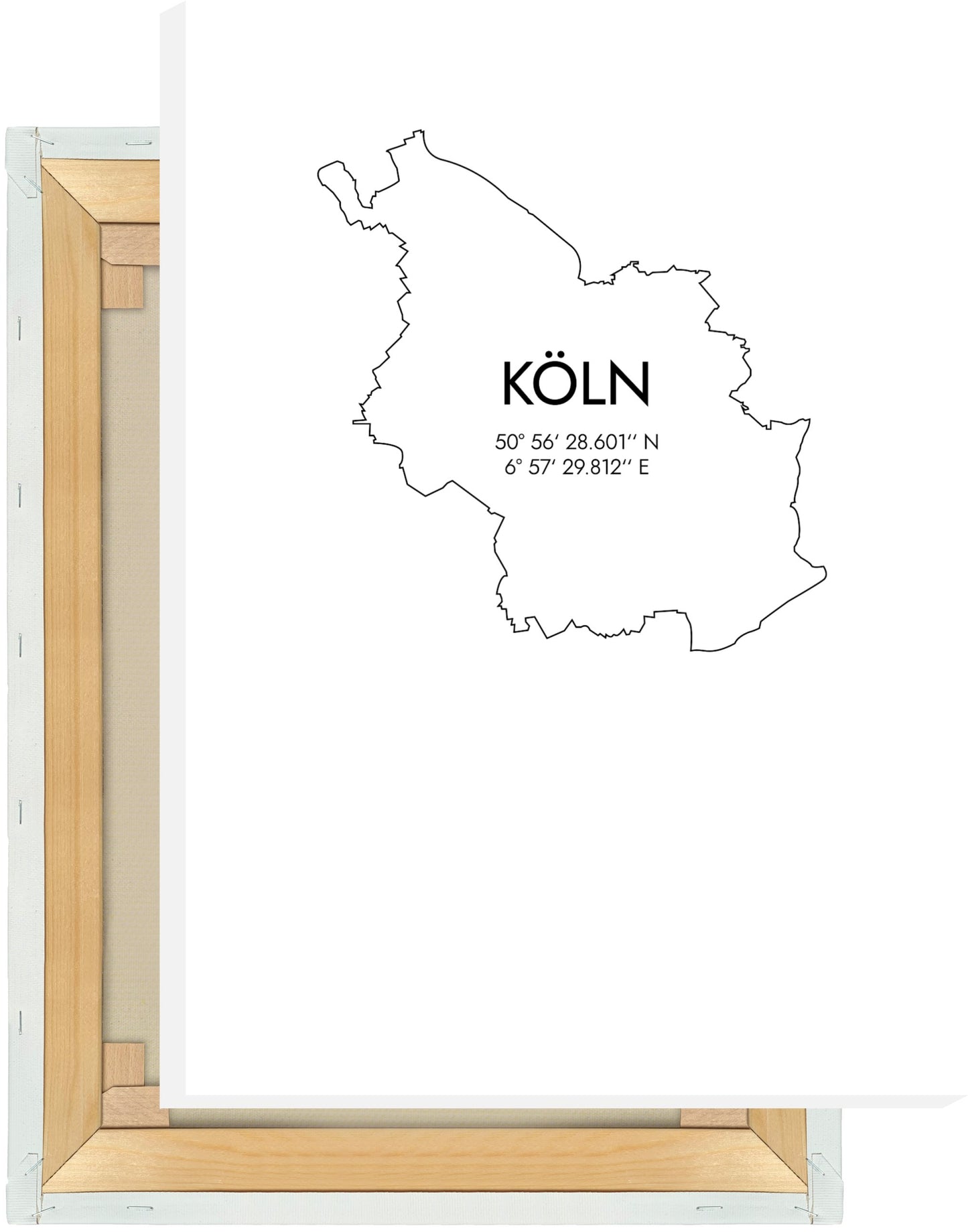 Leinwand Köln Koordinaten #7