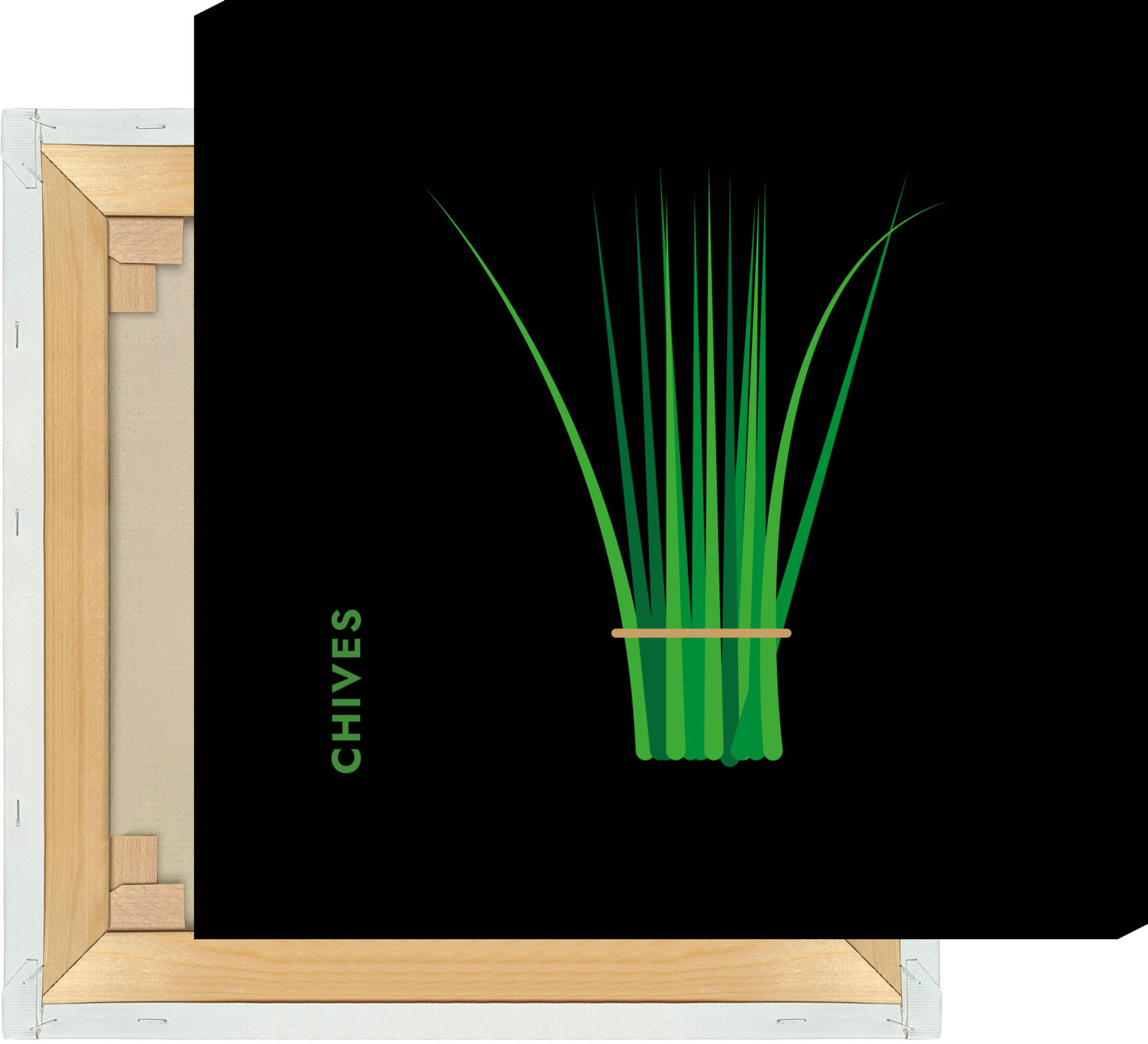 Leinwand Kräuter - Schnittlauch - Chives