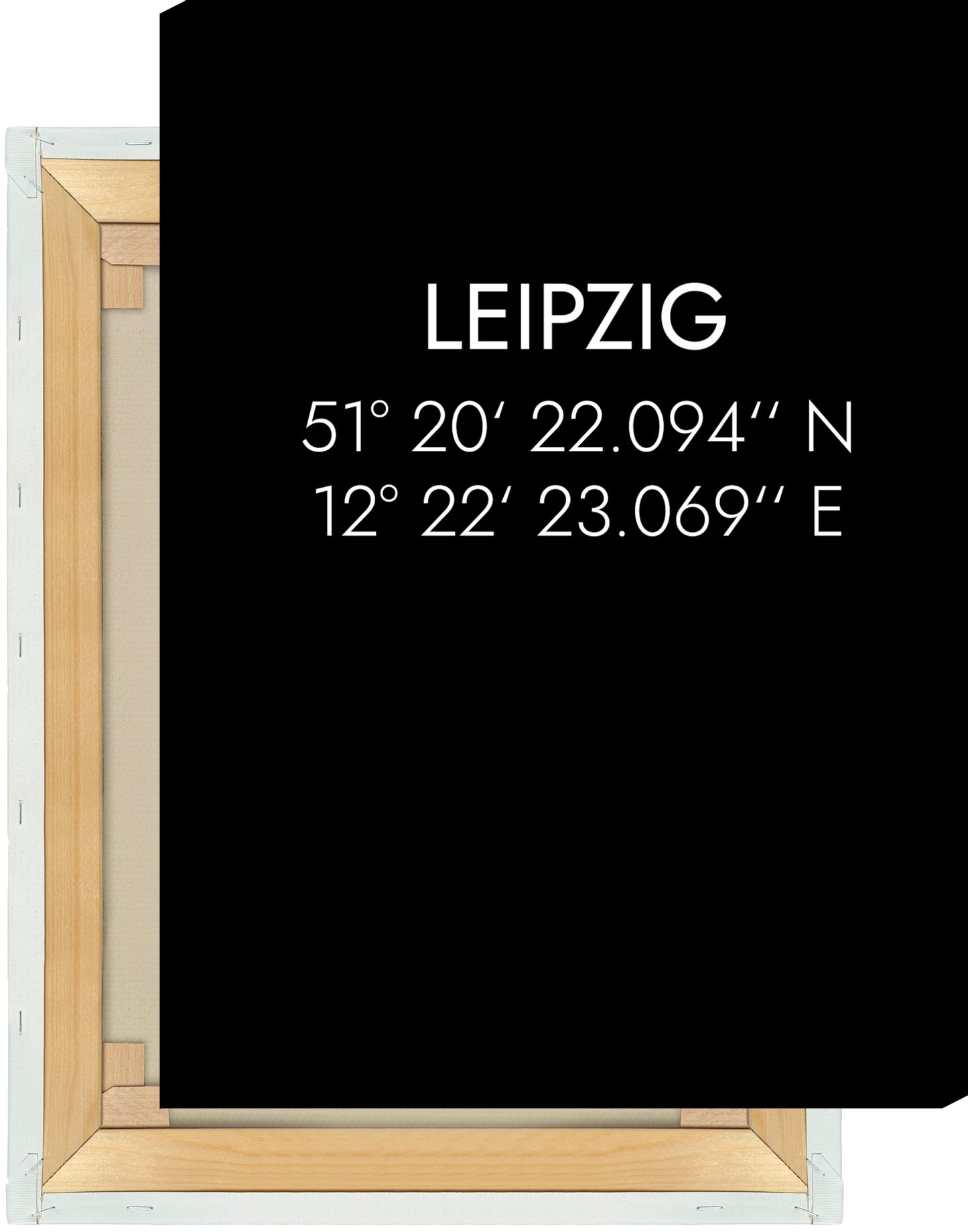 Leinwand Leipzig Koordinaten #1