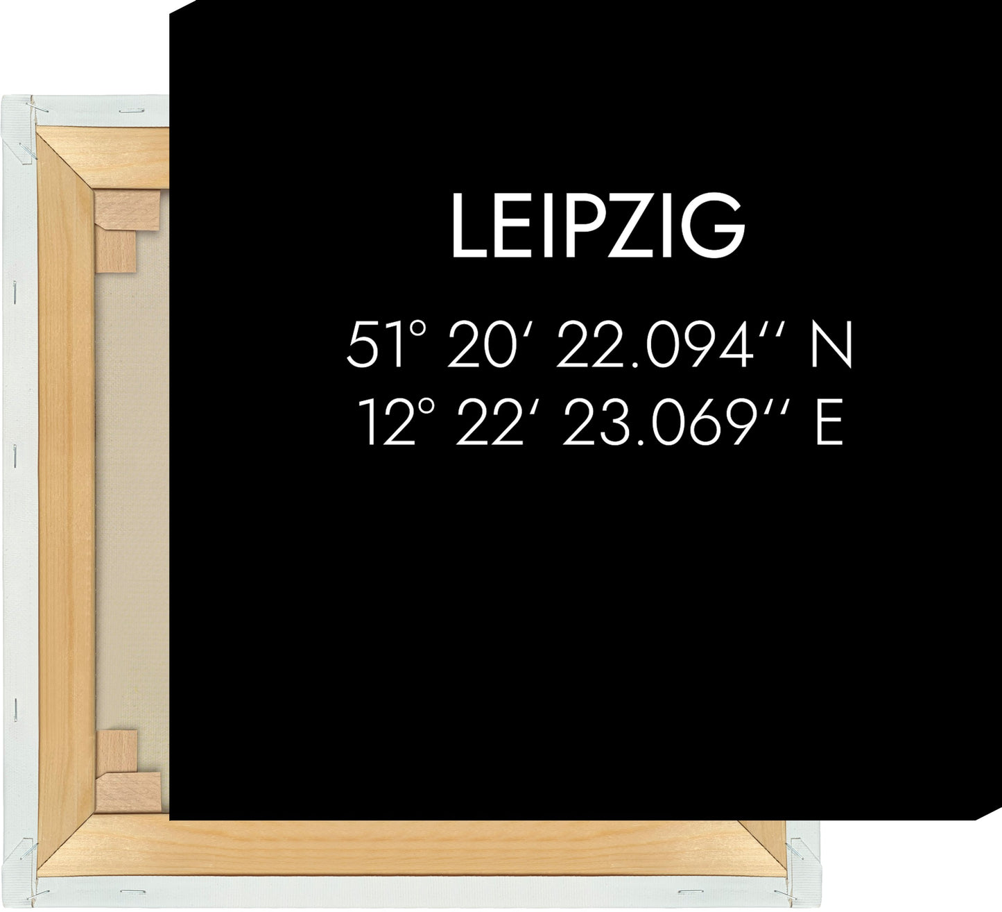 Leinwand Leipzig Koordinaten #1