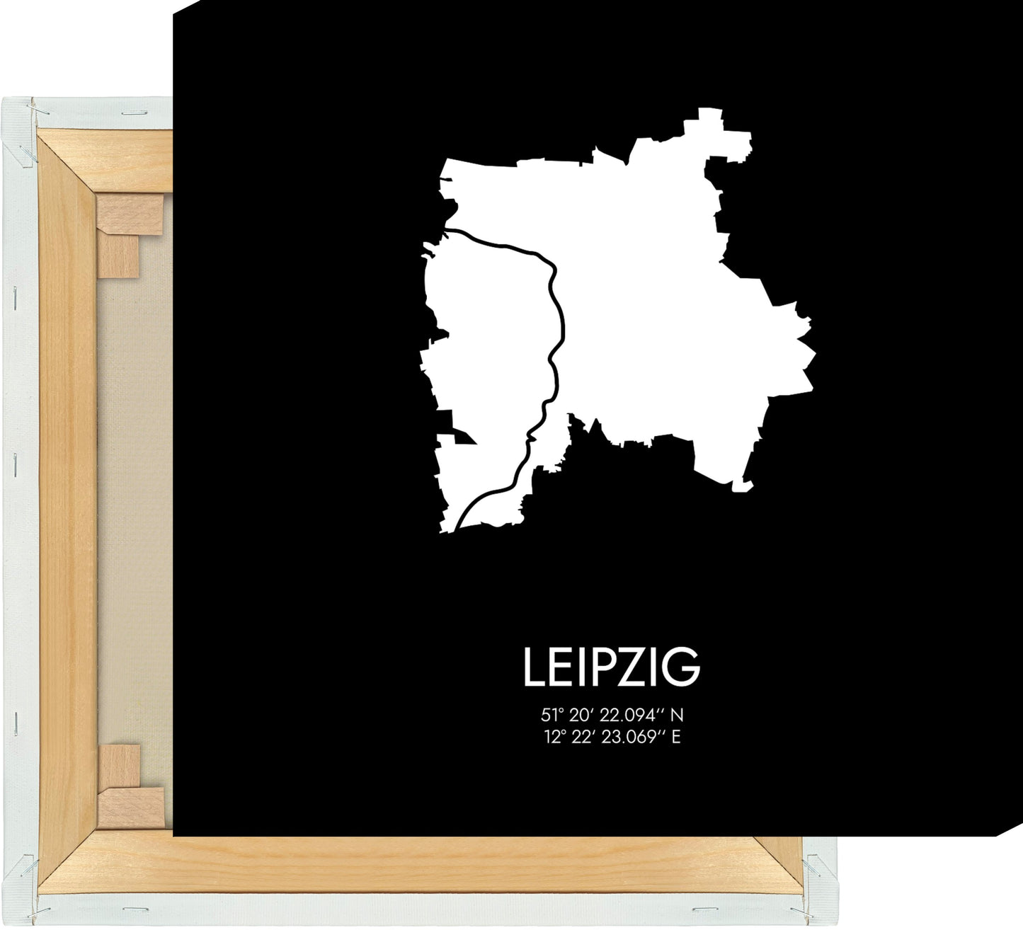 Leinwand Leipzig Koordinaten #3