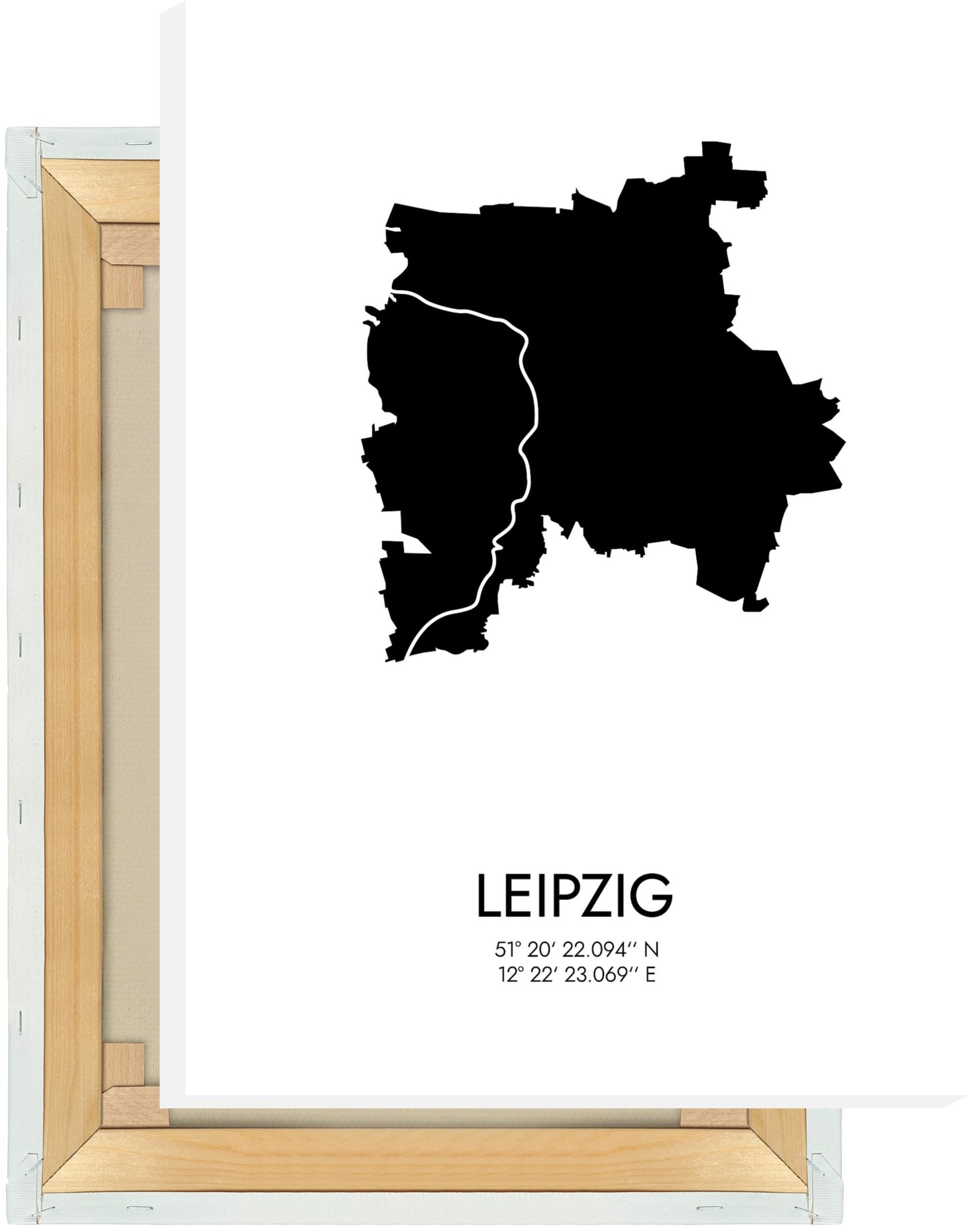 Leinwand Leipzig Koordinaten #3