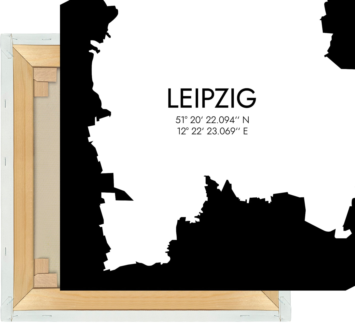 Leinwand Leipzig Koordinaten #5