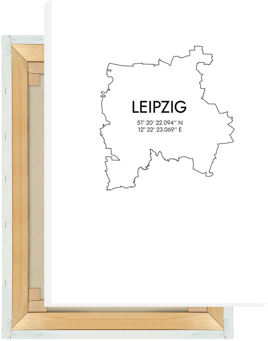 Leinwand Leipzig Koordinaten #7