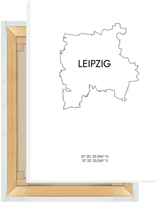 Leinwand Leipzig Koordinaten #8