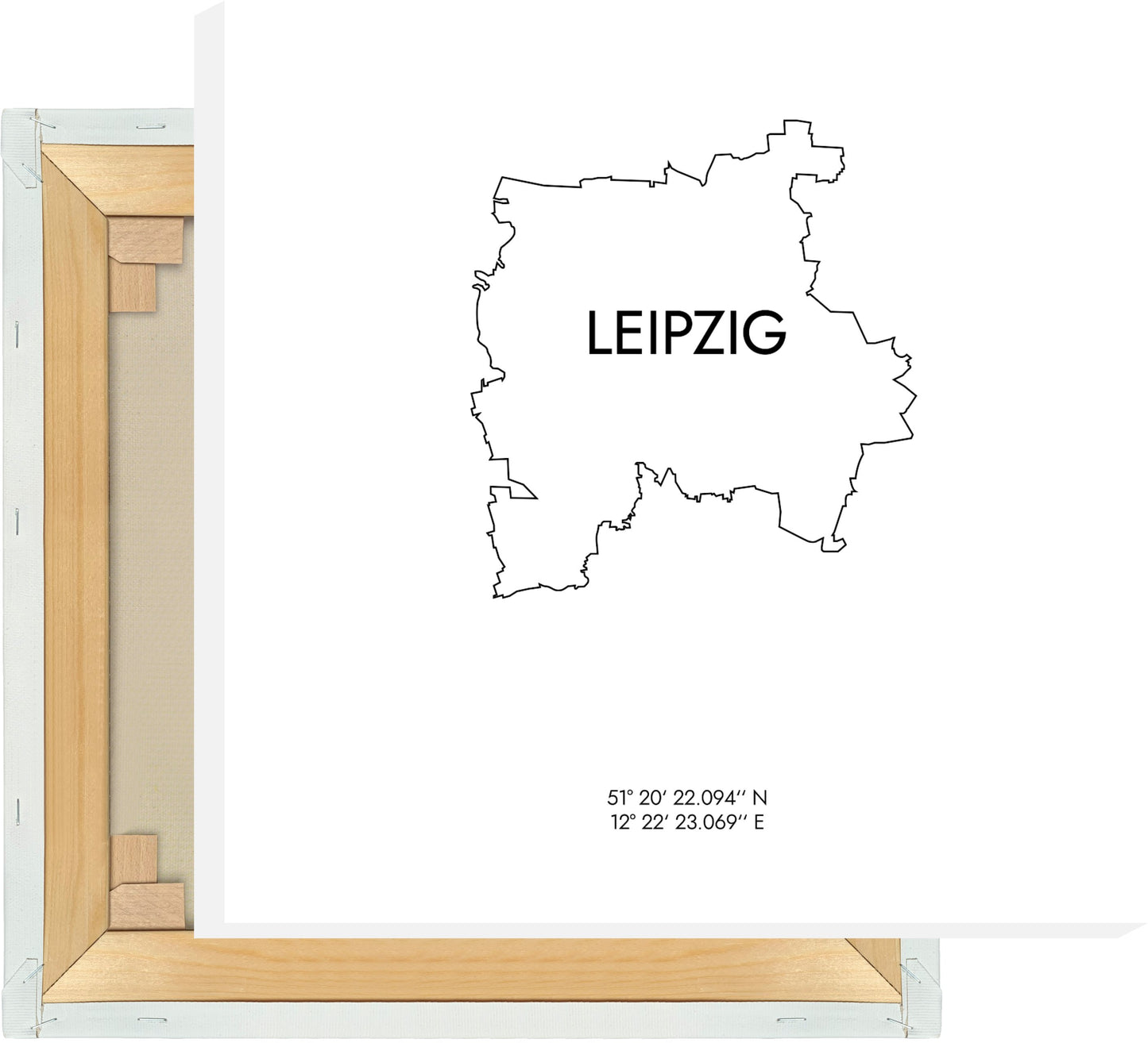 Leinwand Leipzig Koordinaten #8