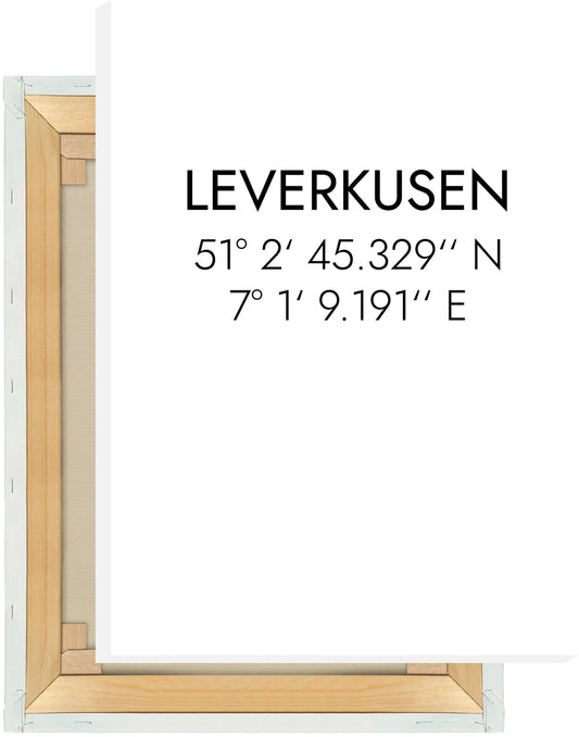 Leinwand Leverkusen Koordinaten #1