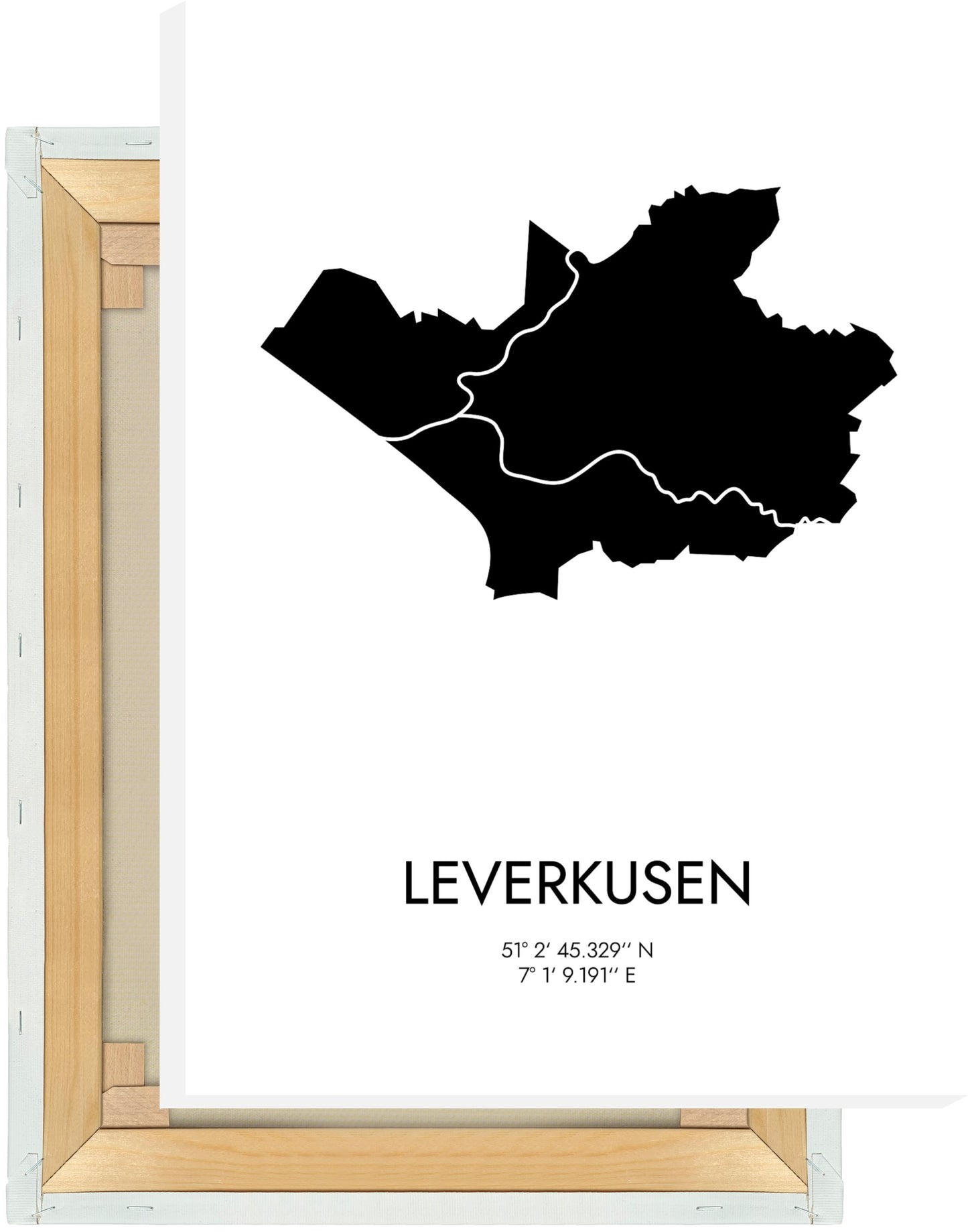 Leinwand Leverkusen Koordinaten #3