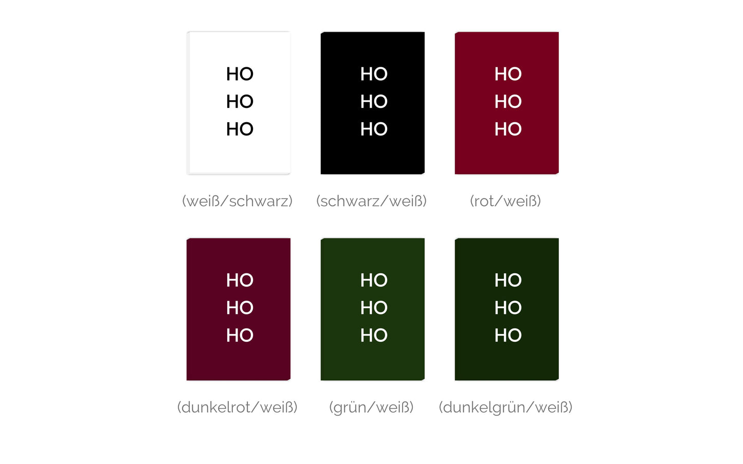 Leinwand Limited Edition: Ho Ho Ho #1