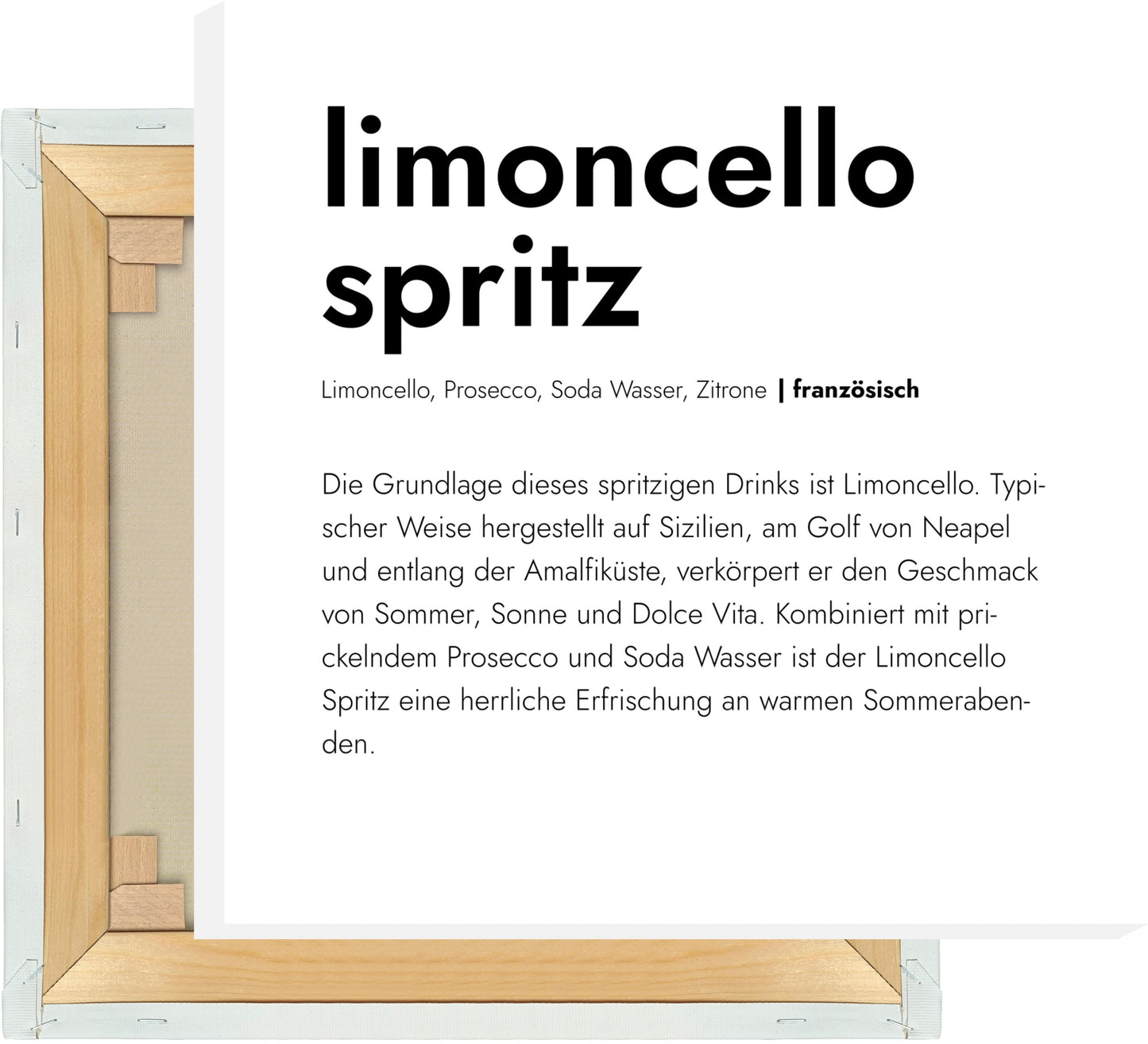 Leinwand Limoncello Spritz - Definition