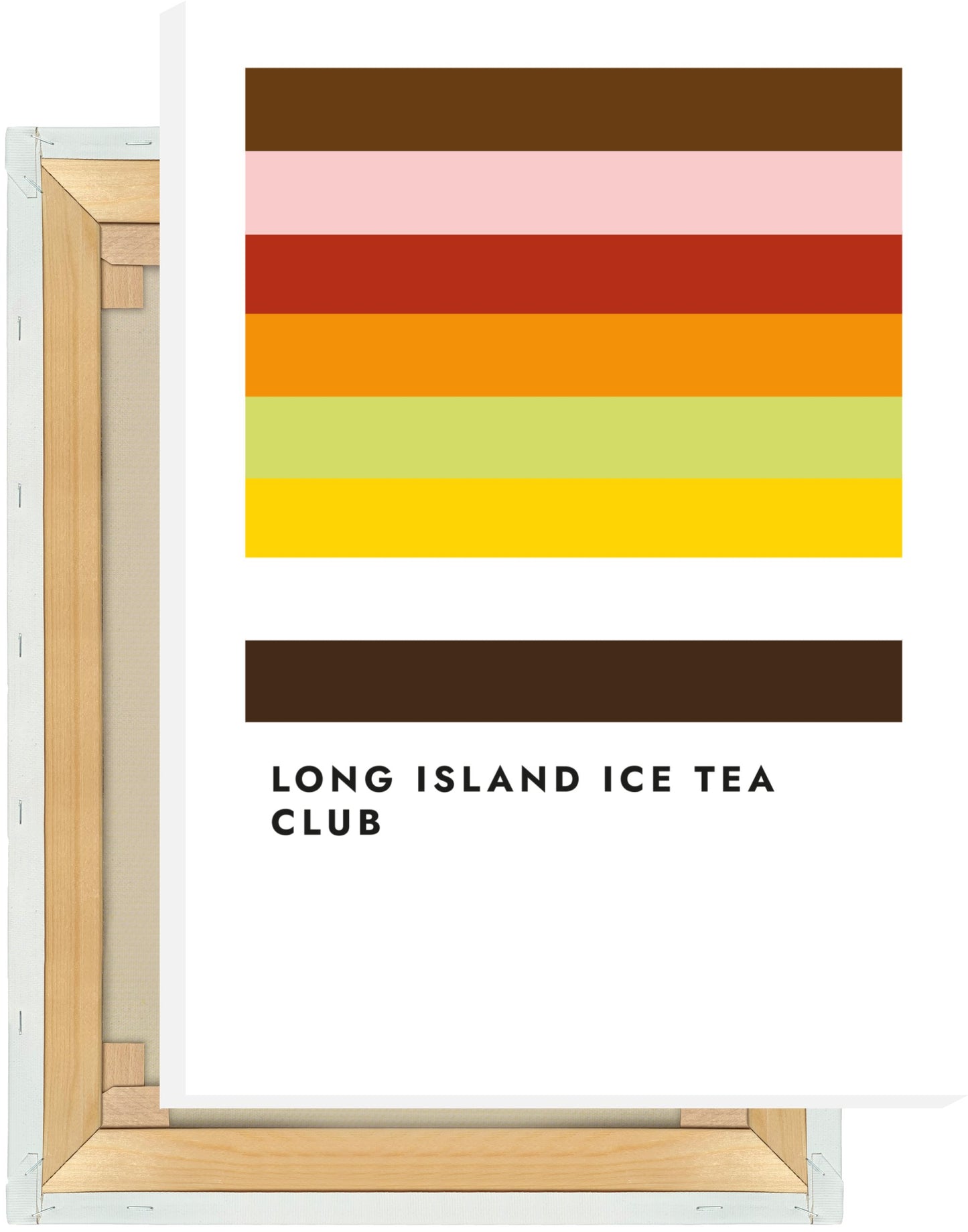 Leinwand Long Island Ice Tea Club