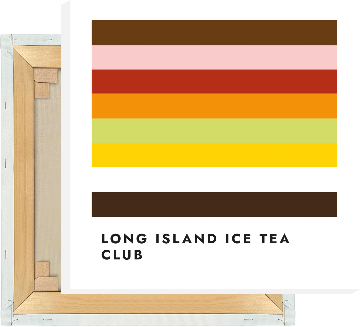 Leinwand Long Island Ice Tea Club
